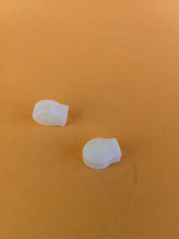 Reißverschluss-Schieber, Plastik für Perlon 3mm