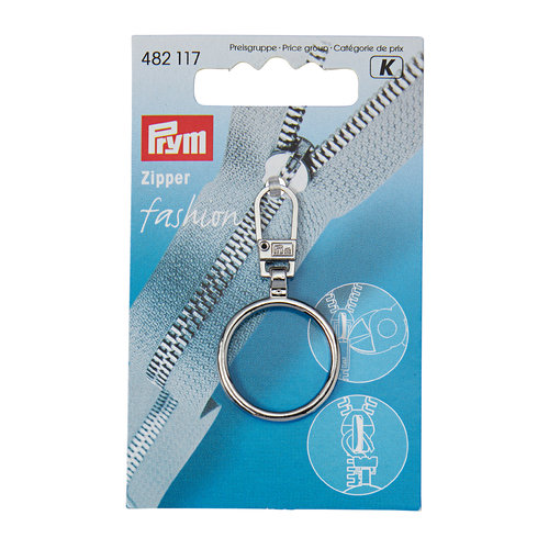 Prym Fashion Zipper Ring silber Preisklasse K